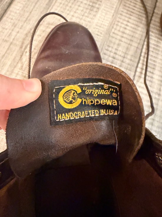 Vibram Chippewa Boots Men’s 8D main image 5